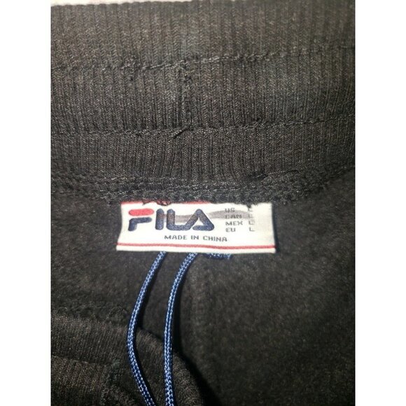 NEW Fila Boys Size Large Black Tie-Dye Sweat Shorts Drawstring Waist - Picture 5 of 6